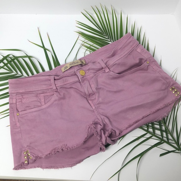 Zara Pants - Zara shorts with stud detail